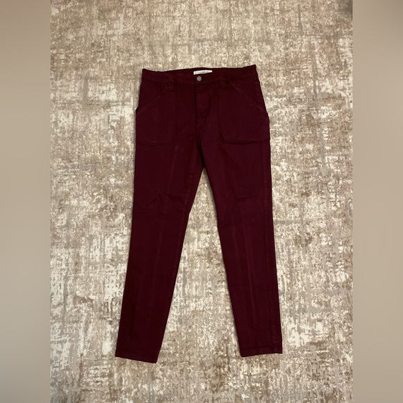 KanCan Women's Skinny Jeans - Burgundy size 13 - Picture 6 of 8